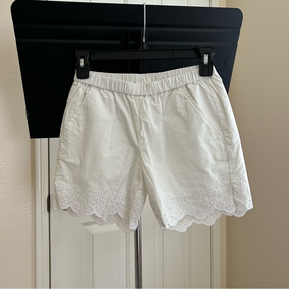 Hanna Andersson Girls' Eyelet Shorts (Size 140)